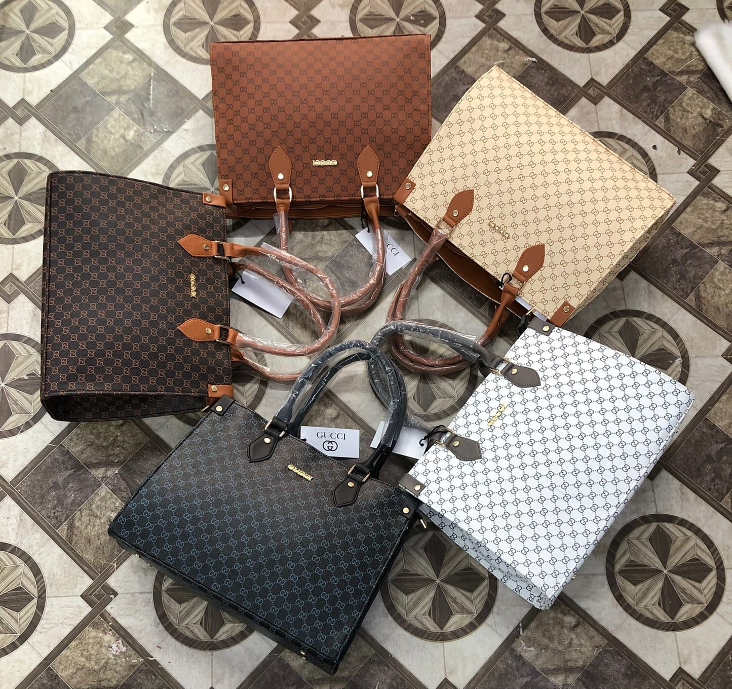 Gucci Leather Chain Bag