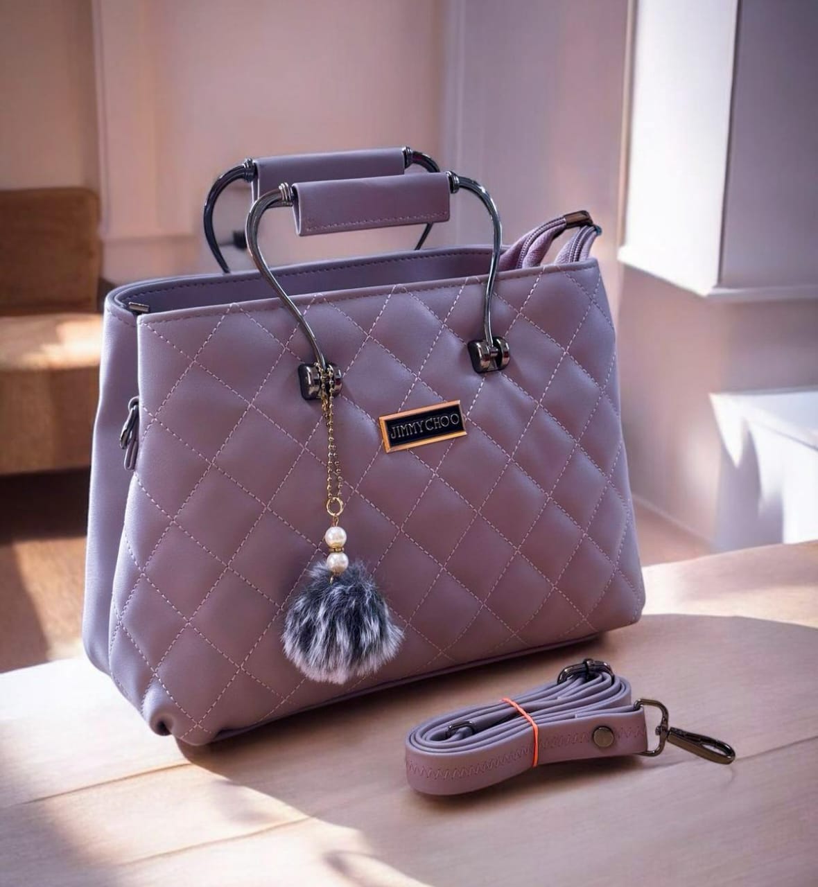 Jimmy Choo Leather Crossbody Sling Handbag ❤️