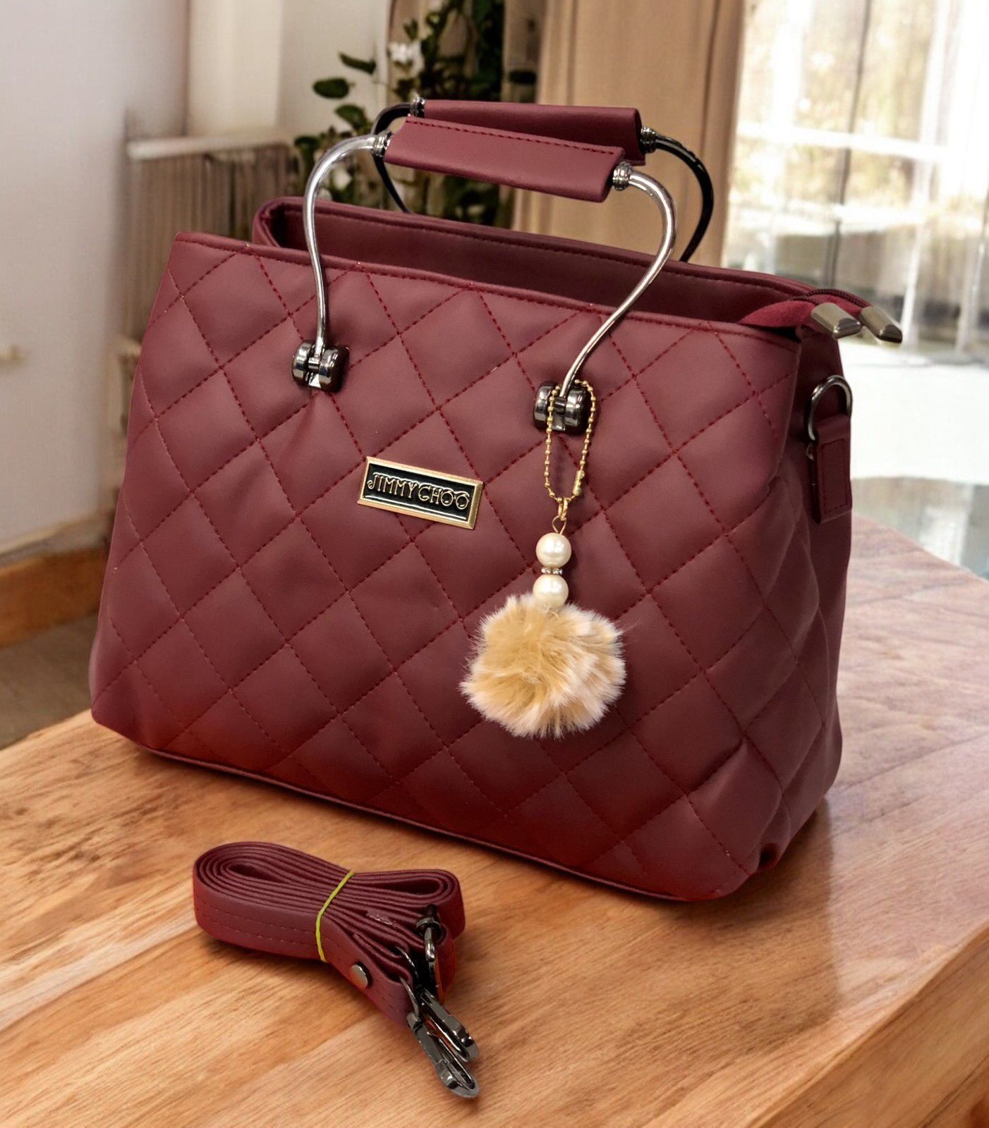 Jimmy Choo Leather Crossbody Sling Handbag ❤️